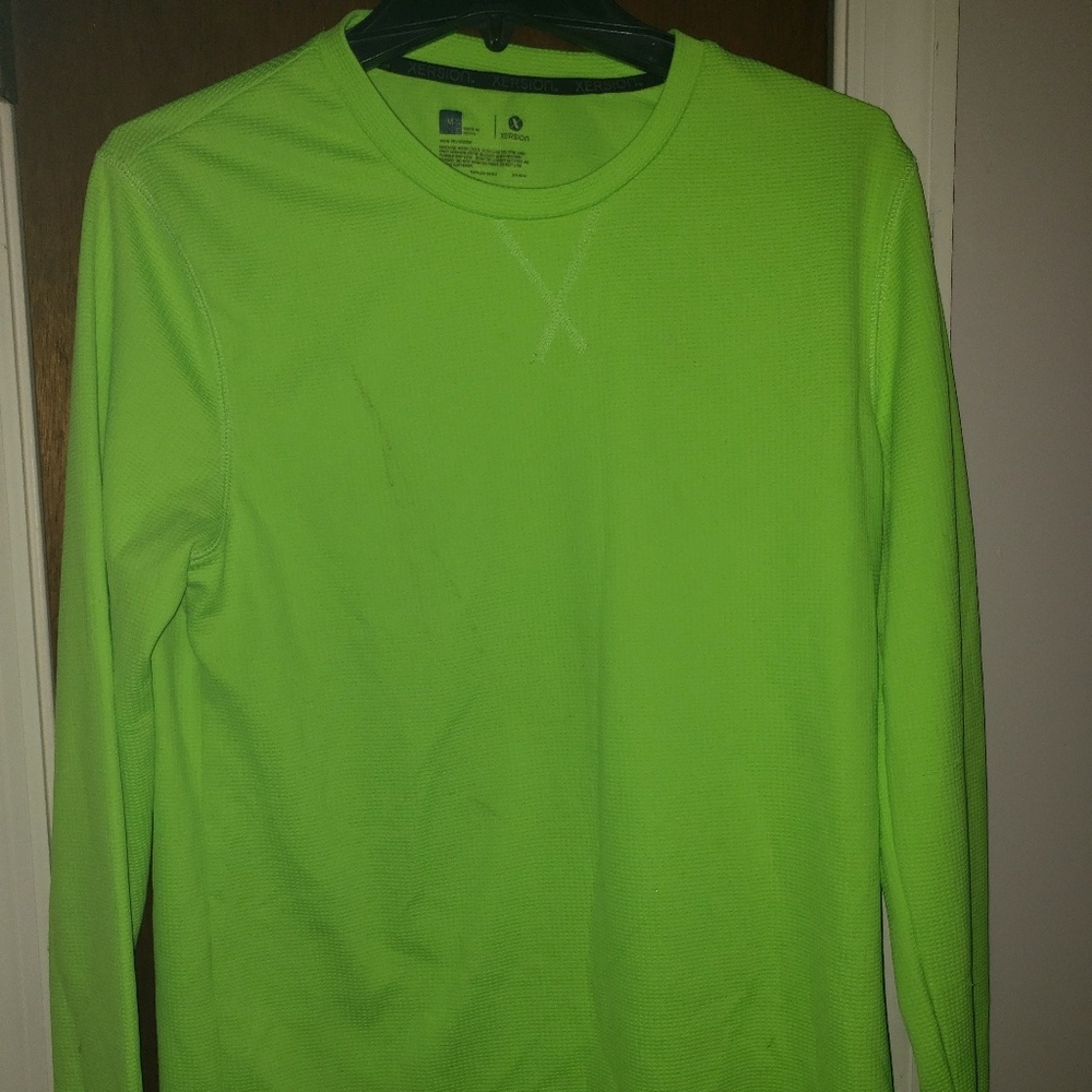 Medium Neon Green Xersion Long Sleeve Shirt